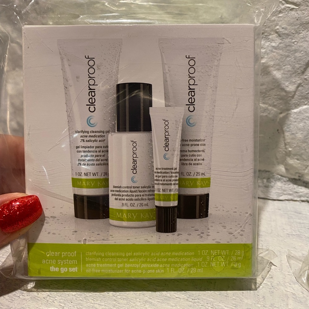 MK travel size Clear Proof ‘The Go Set’